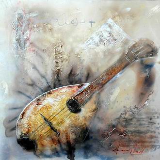 Musical Instrument oil painting